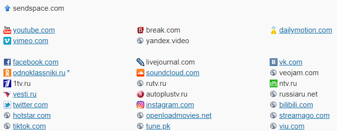возможности программы savefrom