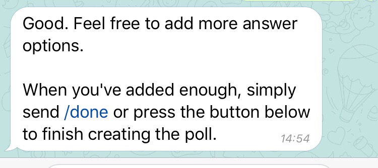 3 шага, как быстро сделать опрос в Телеграме