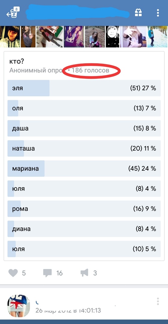 накрутка голосов ВКонтакте опросов