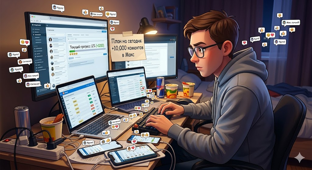 Накрутка комментариев в Макс бесплатно - проверенные способы и хитрости от SMM-специалиста