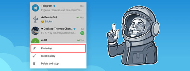 Не упустить главное, или Как закрепить чат в Телеграме
